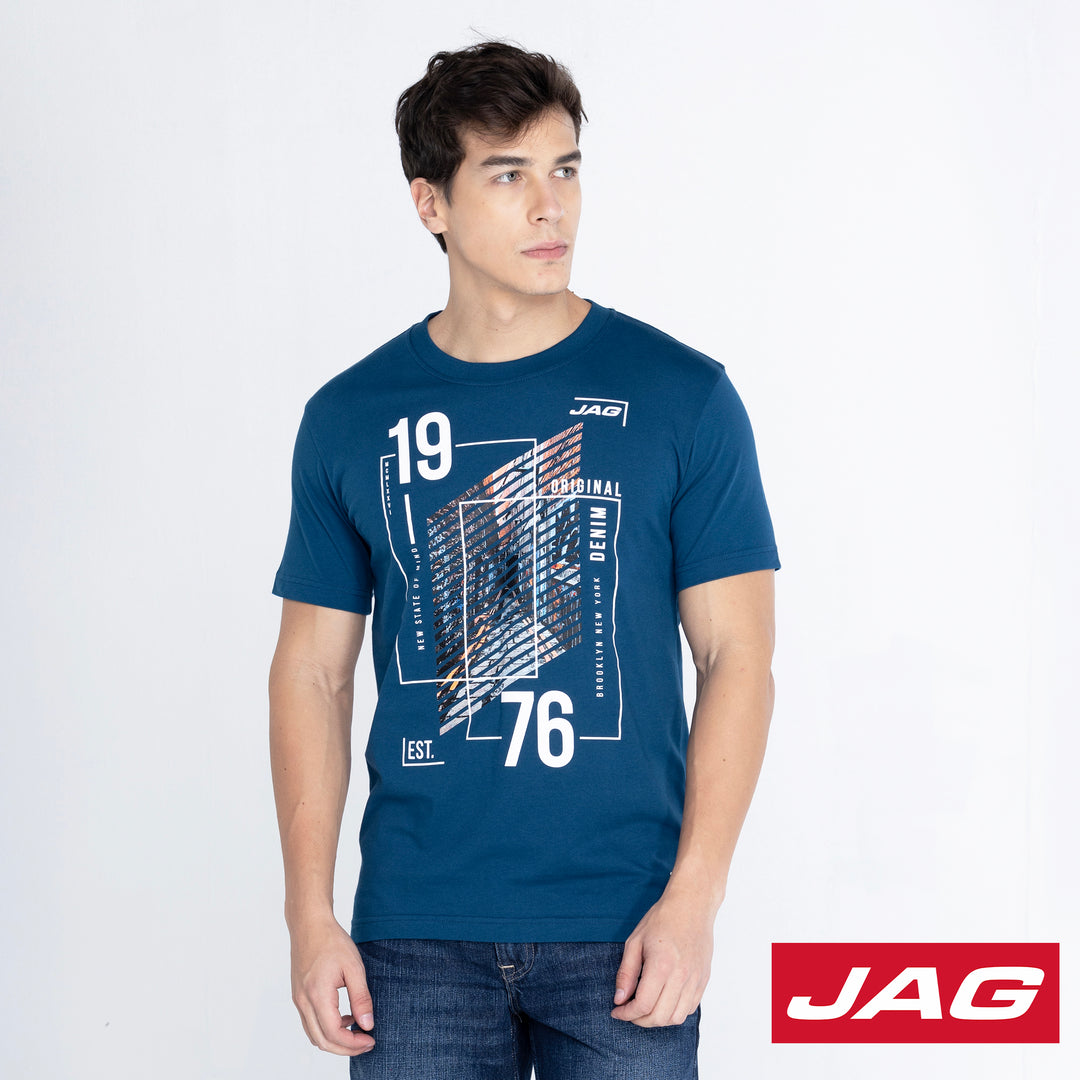 Jag Men's Rugged Boxy Fit Graphic Tee