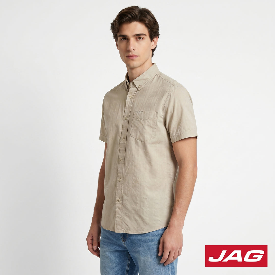 Jag Men's Tailored Fit Short Sleeve Polo 963Y7000