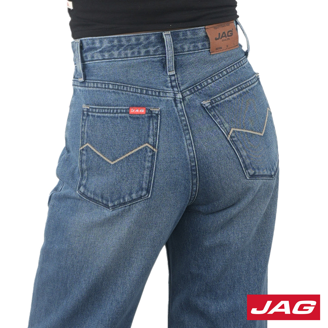 Jag Ladies High Waist Straightcut Jeans 28" 24163144