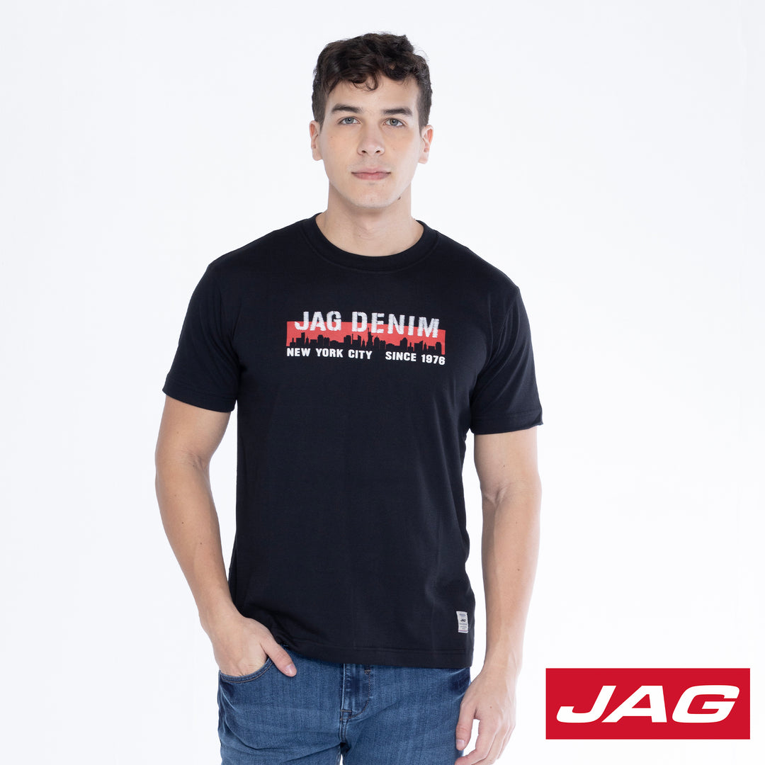 Jag Men's Rugged Boxy Fit Graphic Tee