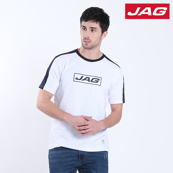 Jag Men's Logo Tee w/ Shoulder Taping