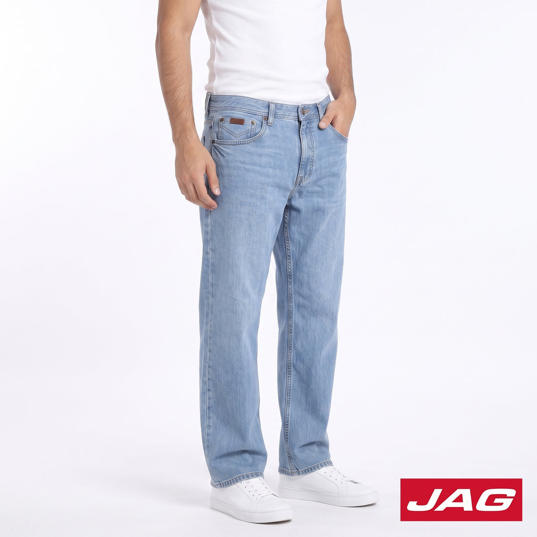 Jag Denimtech X Daniel Padilla Men’s Baggy Denim Jeans 30" Wide Straight Pants 193033K5