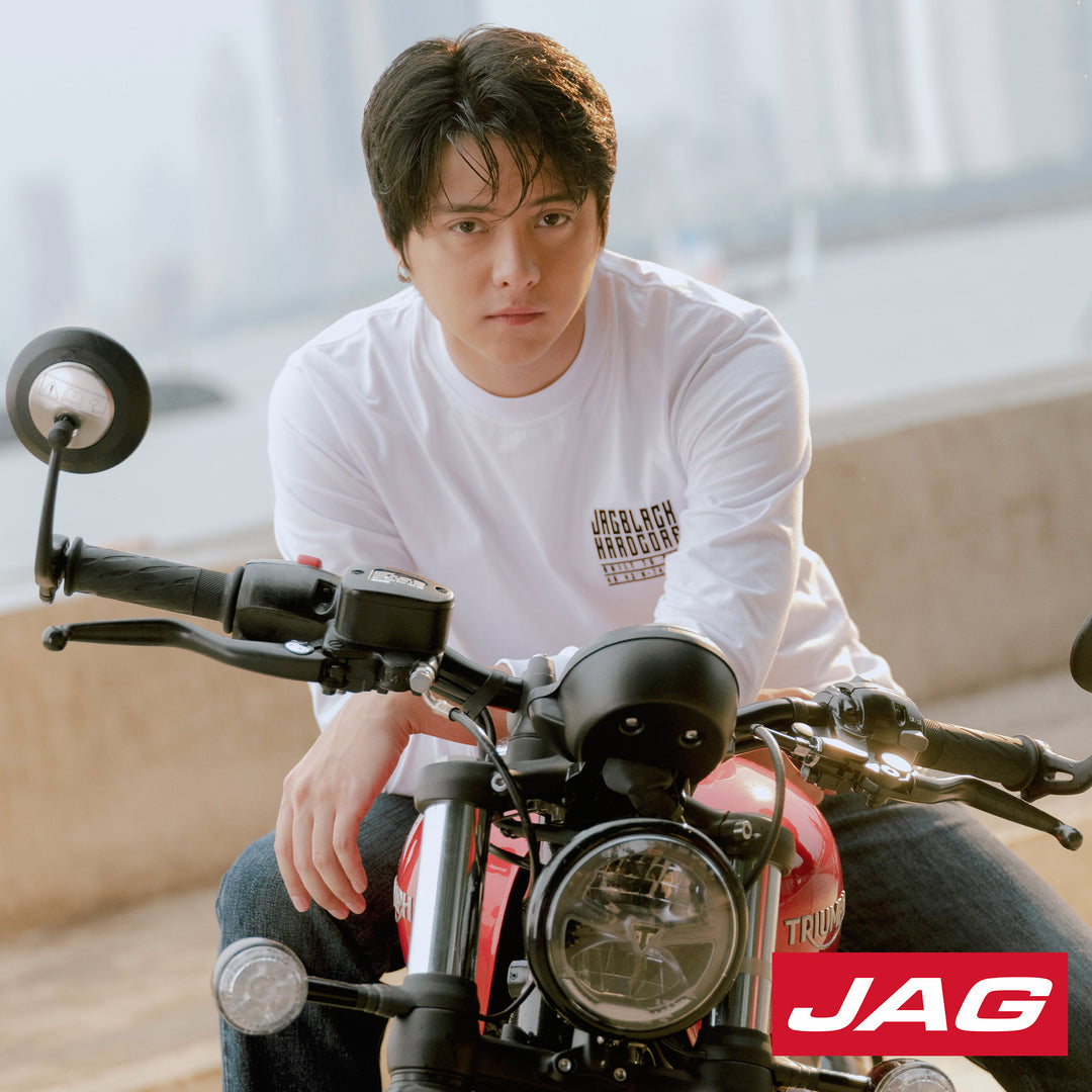 Jag Black Hardcore Collection Featuring Daniel Padilla - Long Sleeve Shirt with Back Print