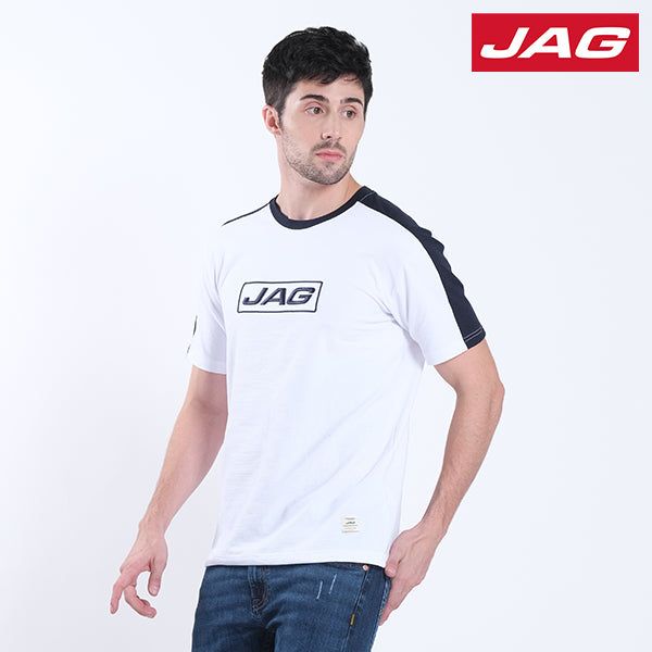 Jag Men's Logo Tee w/ Shoulder Taping