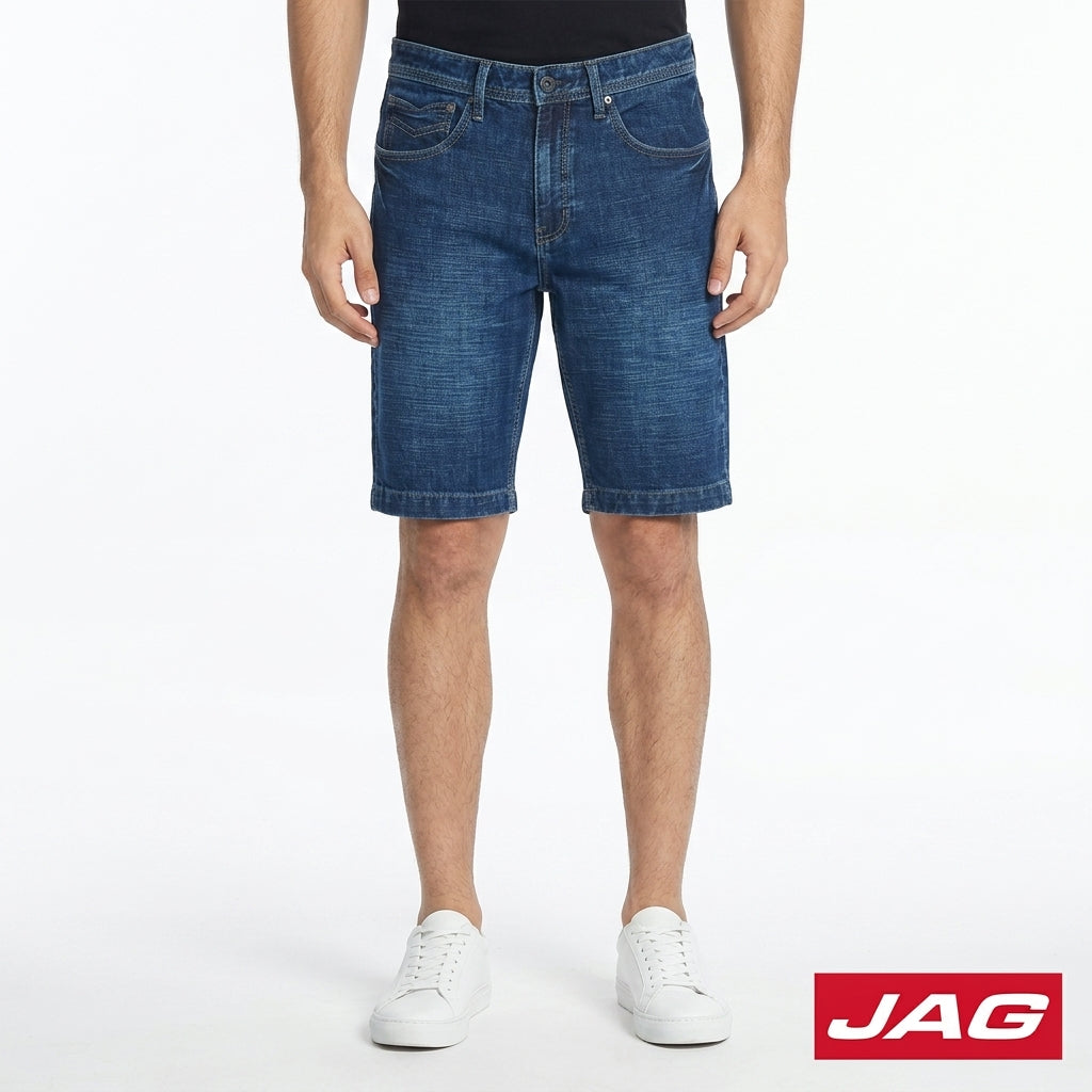 Jag Black Men's Denim Shorts 11" Classic Fit 113021F6