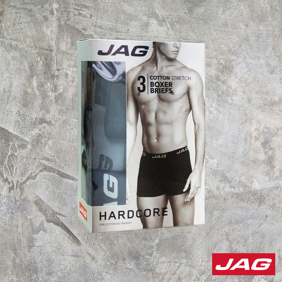 Jag Men's Boxer Brief 3 in 1 Pack 50AG3000