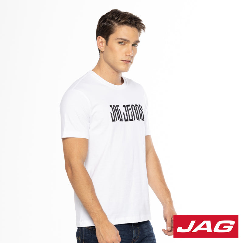 Jag Men's Embossed Logo Tee