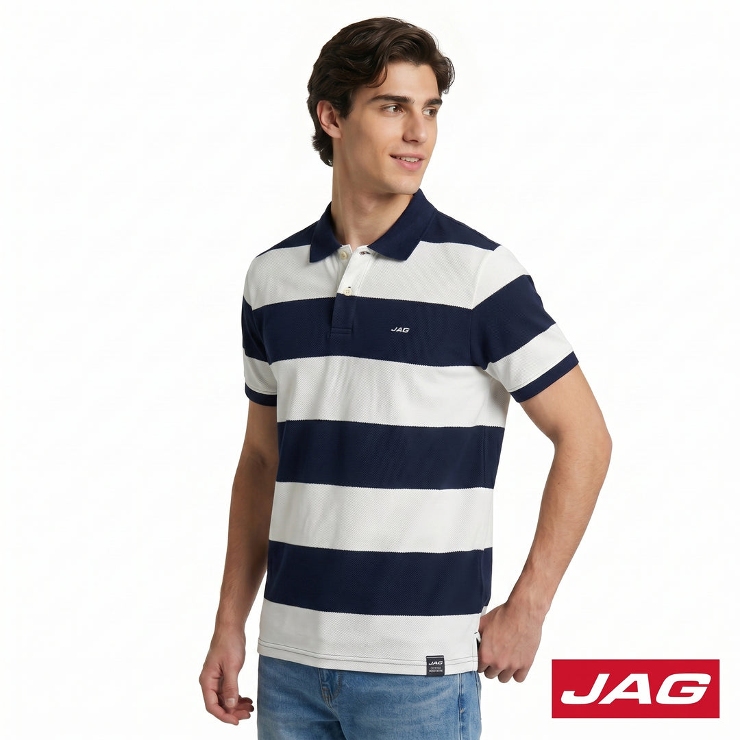 Jag Men's American Vintage Popcorn Polo Shirt 93MN3000