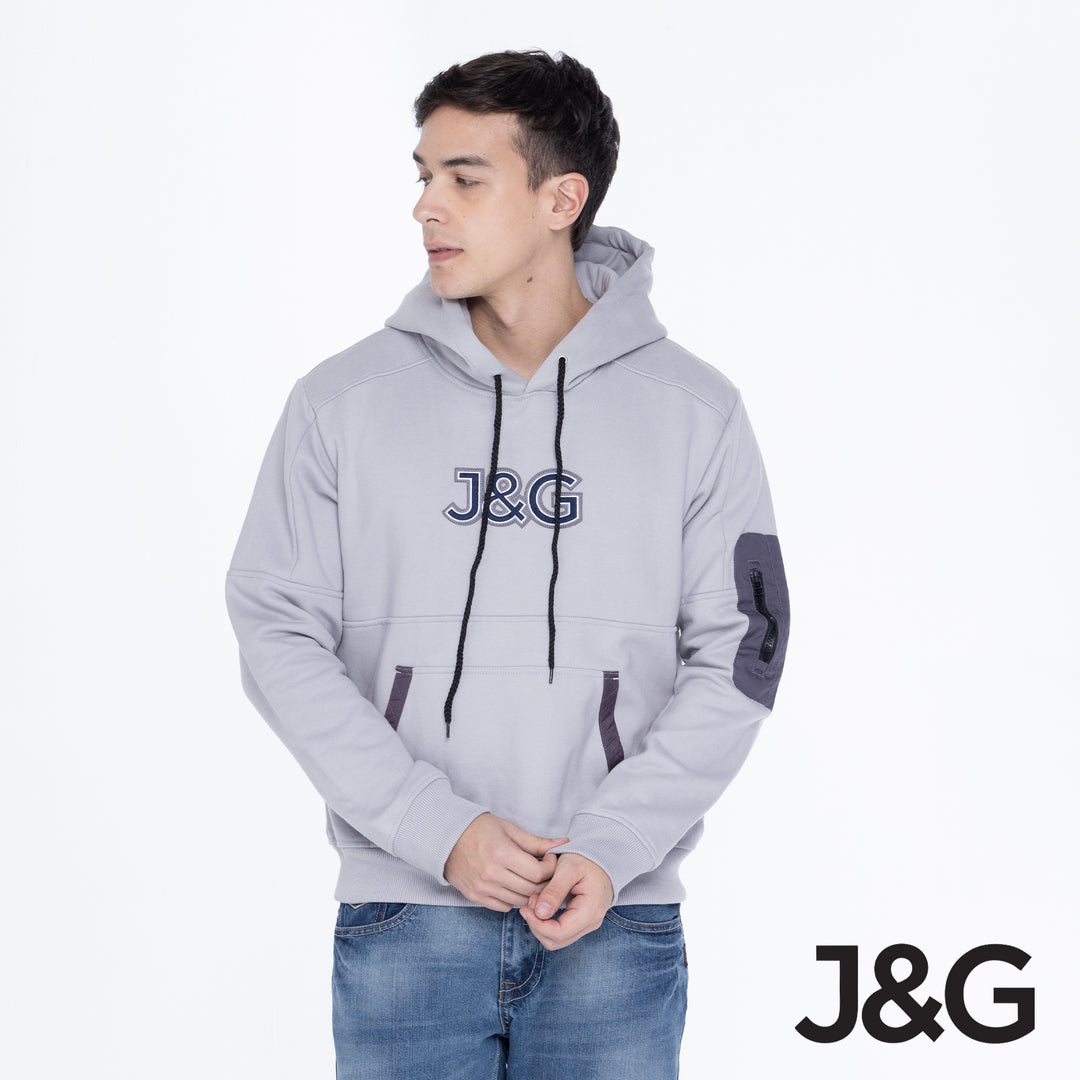 J&G Boy's Moto Fit Hoodie Jacket