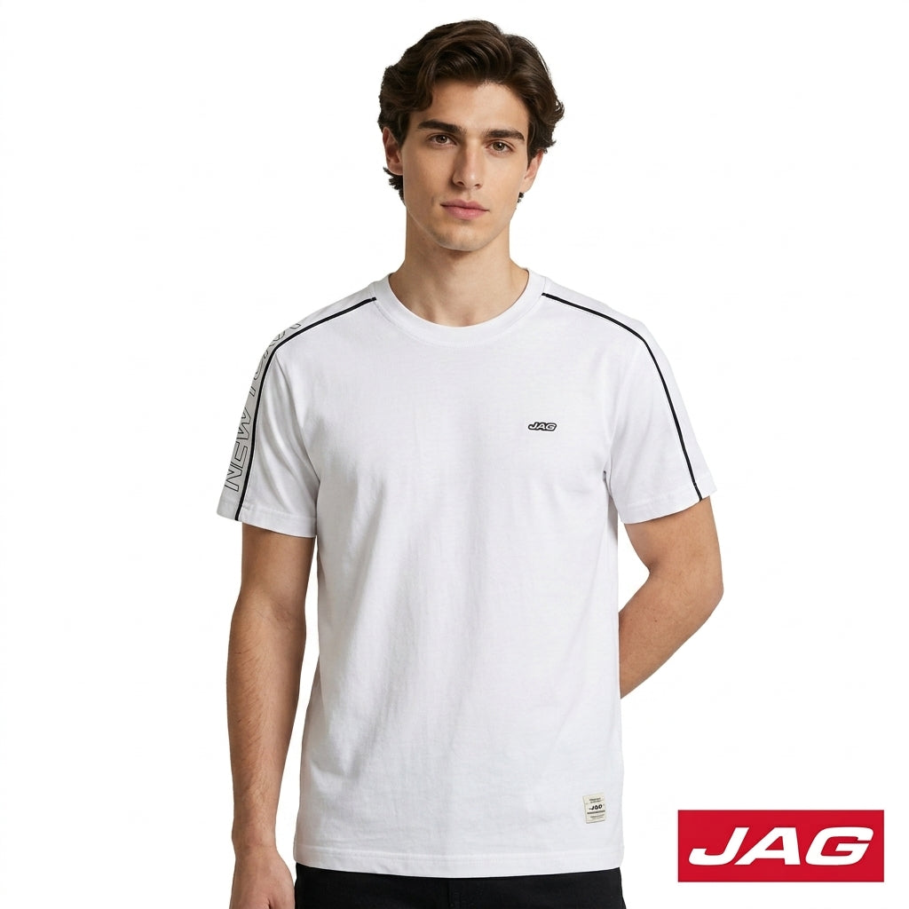 Jag Men’s Rugged Boxy Fit Roundneck T-Shirt 3A082001