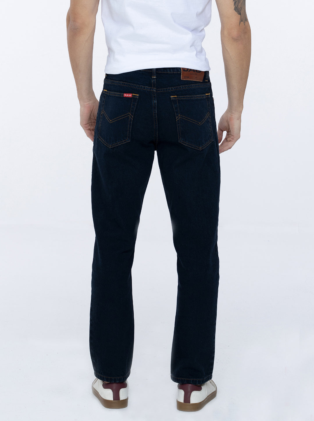 Jag Men's Straight Cut Jeans in Charcoal Blue