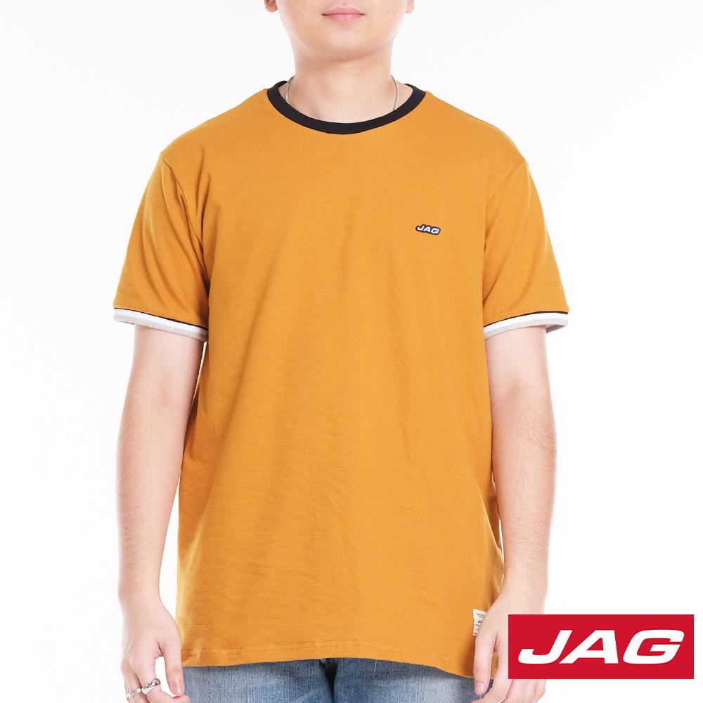 Jag Men's Basic Tee w/ Knitted Cuffs