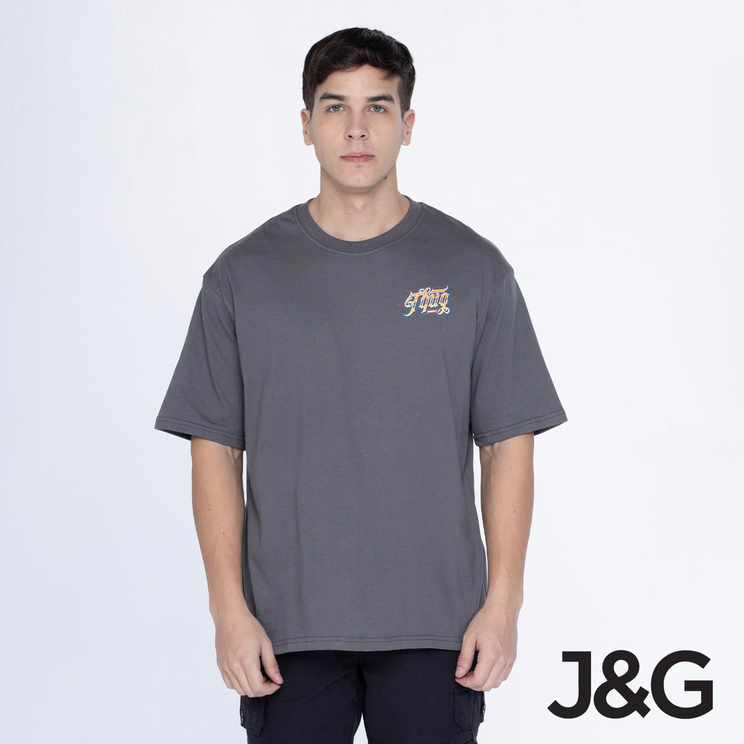 Jagthug Oversized Fit Small Logo Tee