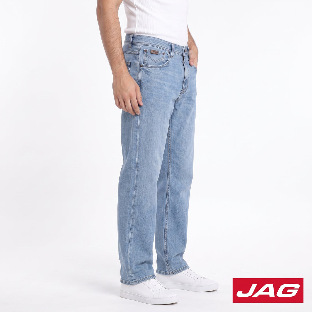 Jag Denimtech X Daniel Padilla Men’s Baggy Denim Jeans 30" Wide Straight Pants 193033K5