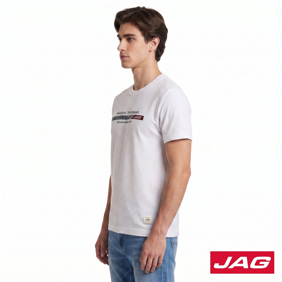 Jag Men’s Rugged Boxy Fit Basic Roundneck T-Shirt 32RE2001