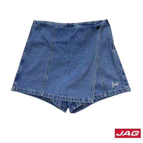 Jag Ladies Denim Skort 4" - Icy Blue