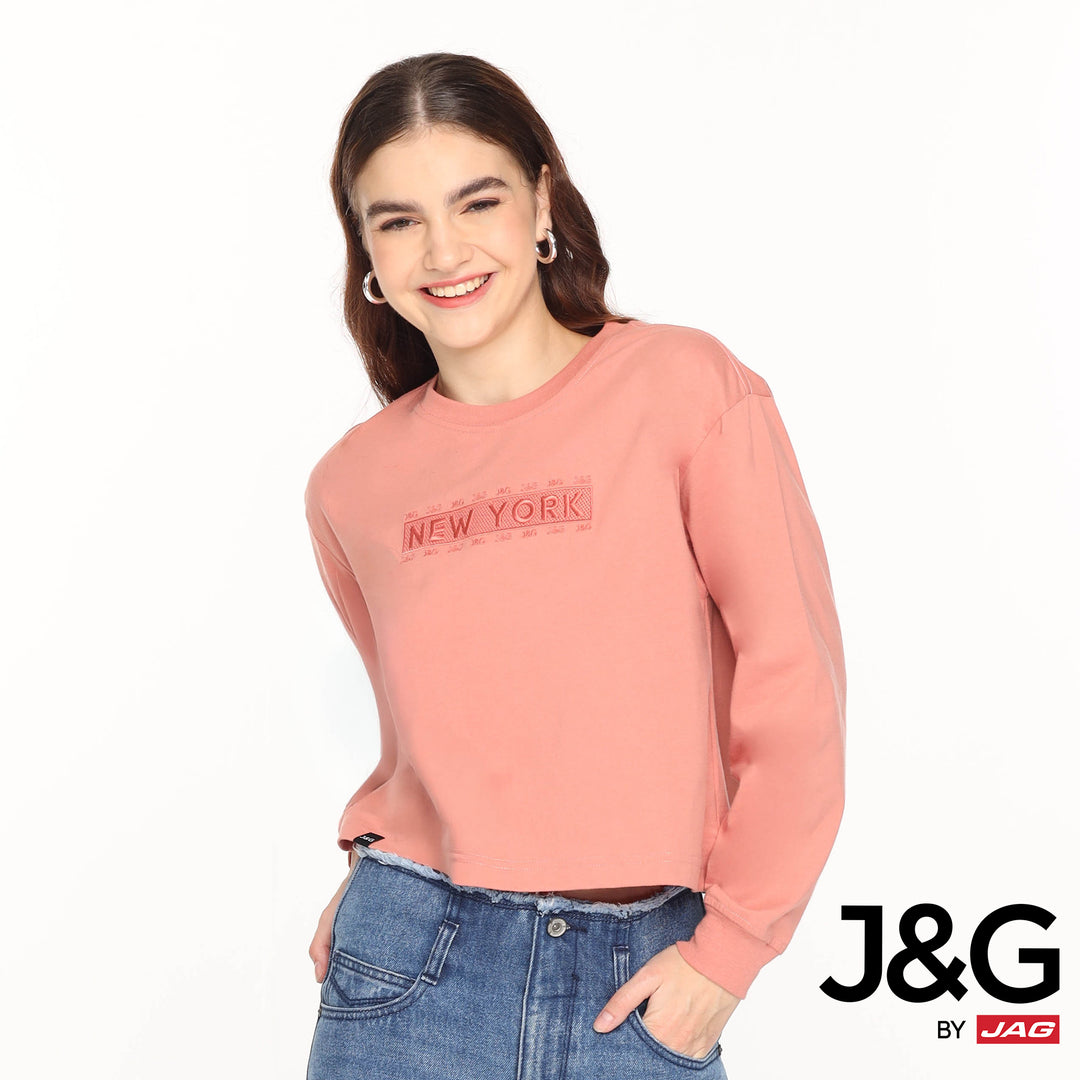 J&G Ladies Tops Sweatshirt Jacket