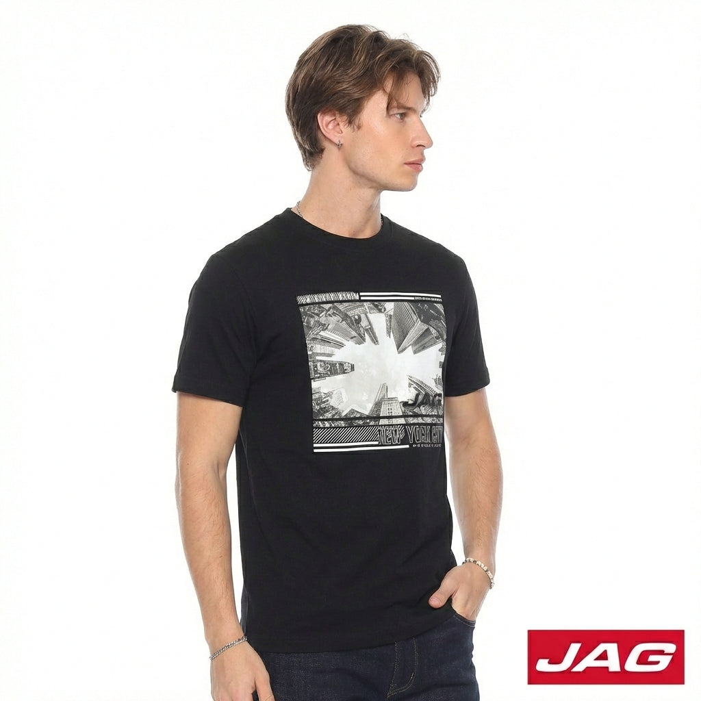 Jag Men's Roundneck Rugged Boxy fit 32R42001