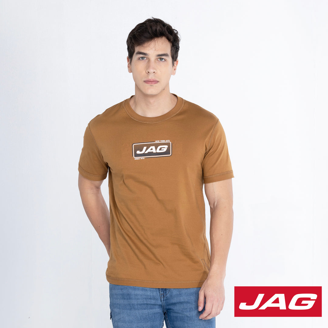 Jag Men's Rugged Boxy Fit Reversible Logo Tee
