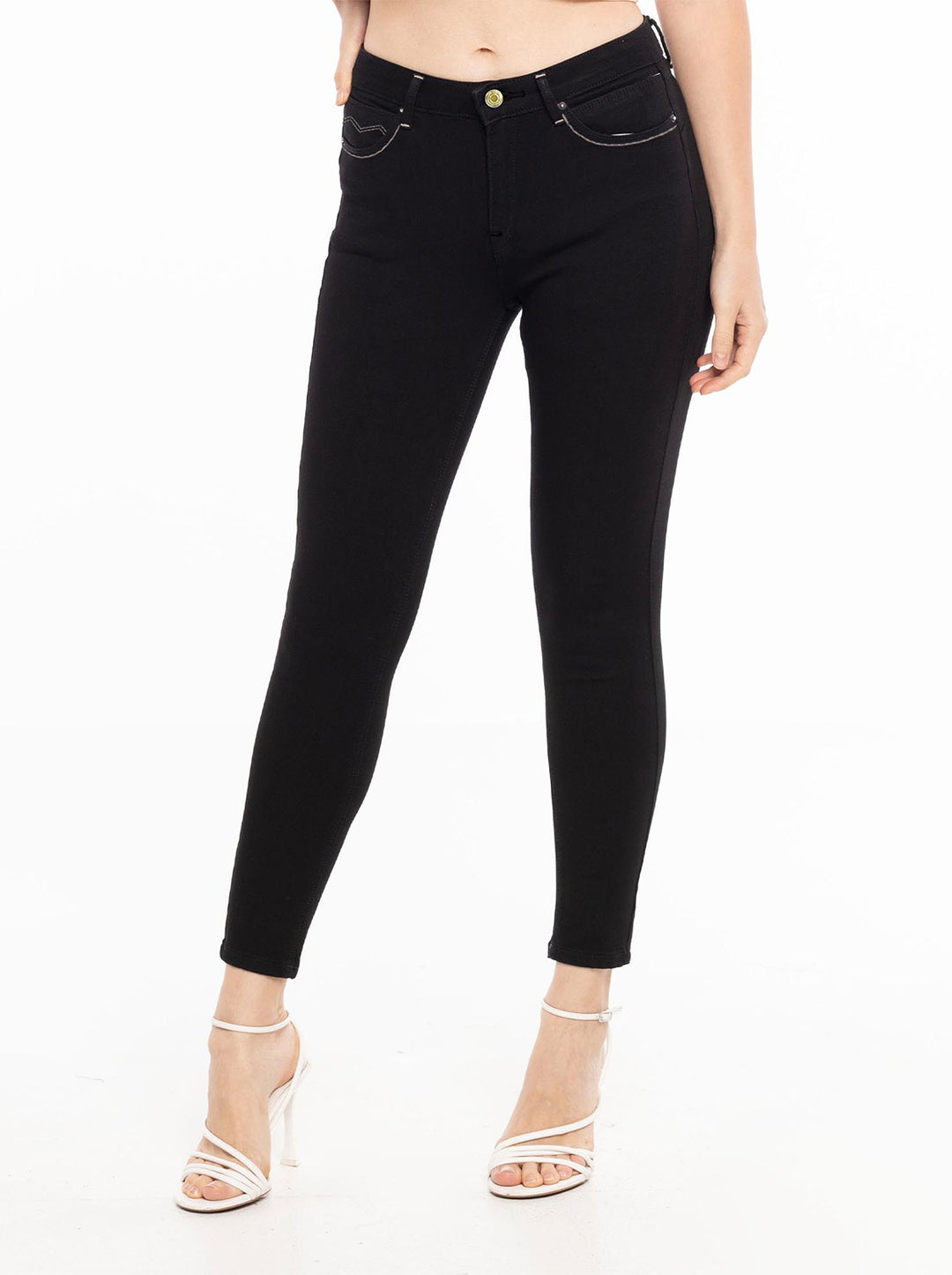Jag Ladies High Waist Skinny 25" Inseam One Wash