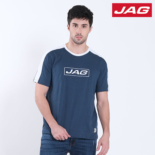 Jag Men's Logo Tee w/ Shoulder Taping