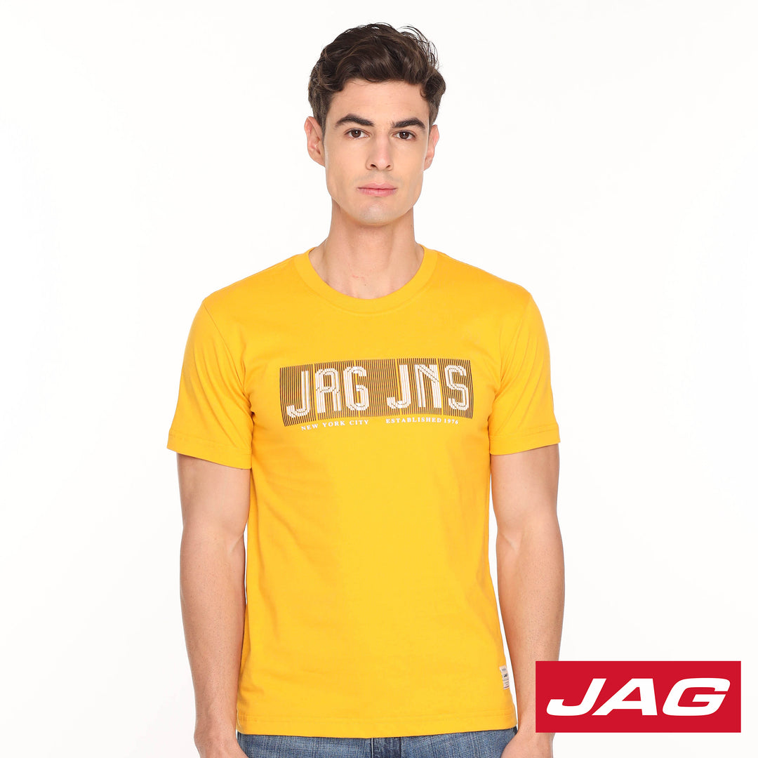 Jag Men's Tops Round Neck Rugged Boxy 33TJ2001