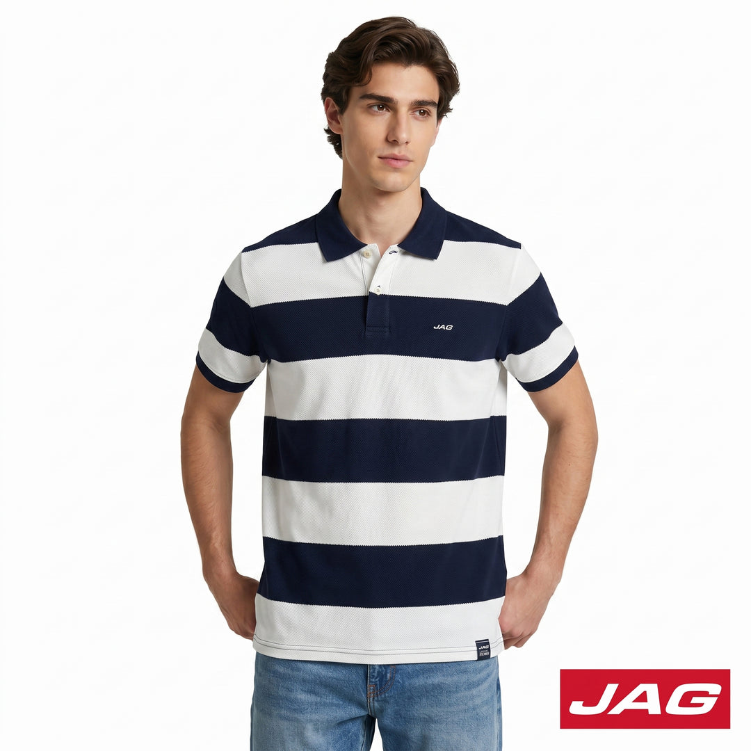 Jag Men's American Vintage Popcorn Polo Shirt 93MN3000