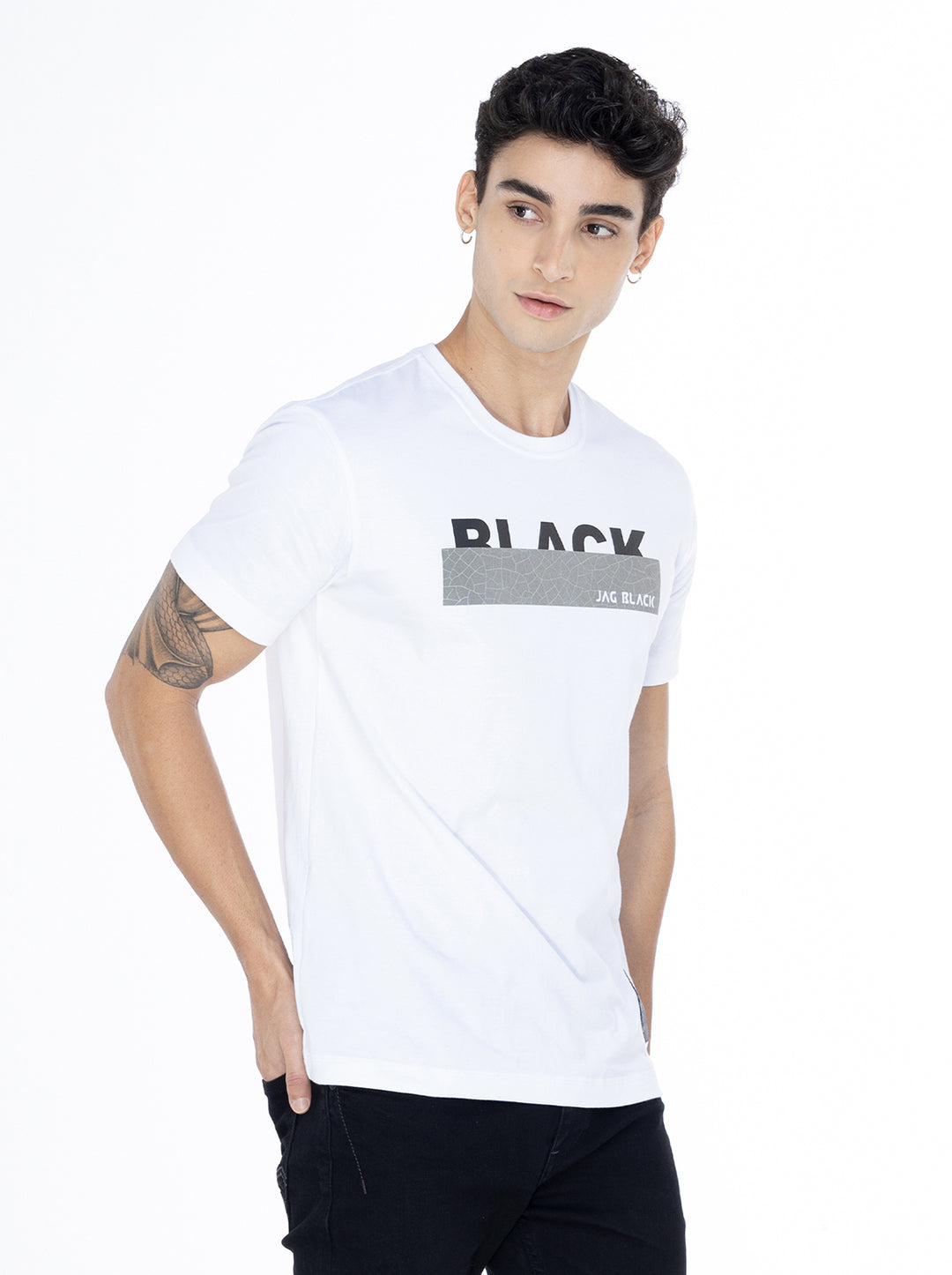 Jag Black Men's Graphic Tee