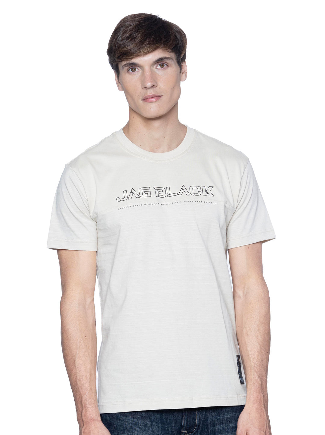 Jag Black Men's Roundneck Tee Rugged Boxy Fit