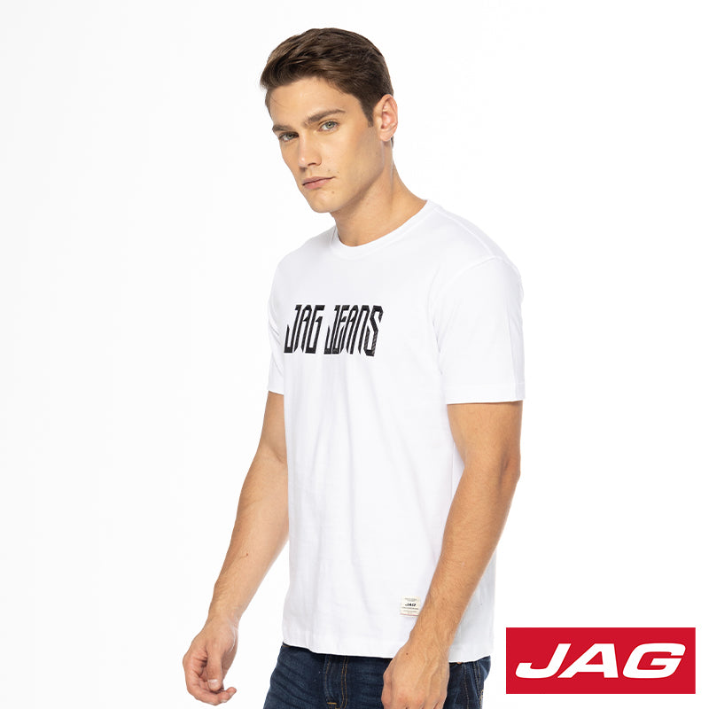 Jag Men's Embossed Logo Tee