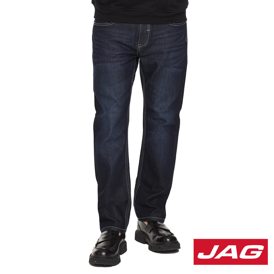 Jag Men's Tapered 28" Inseam Denim Pants