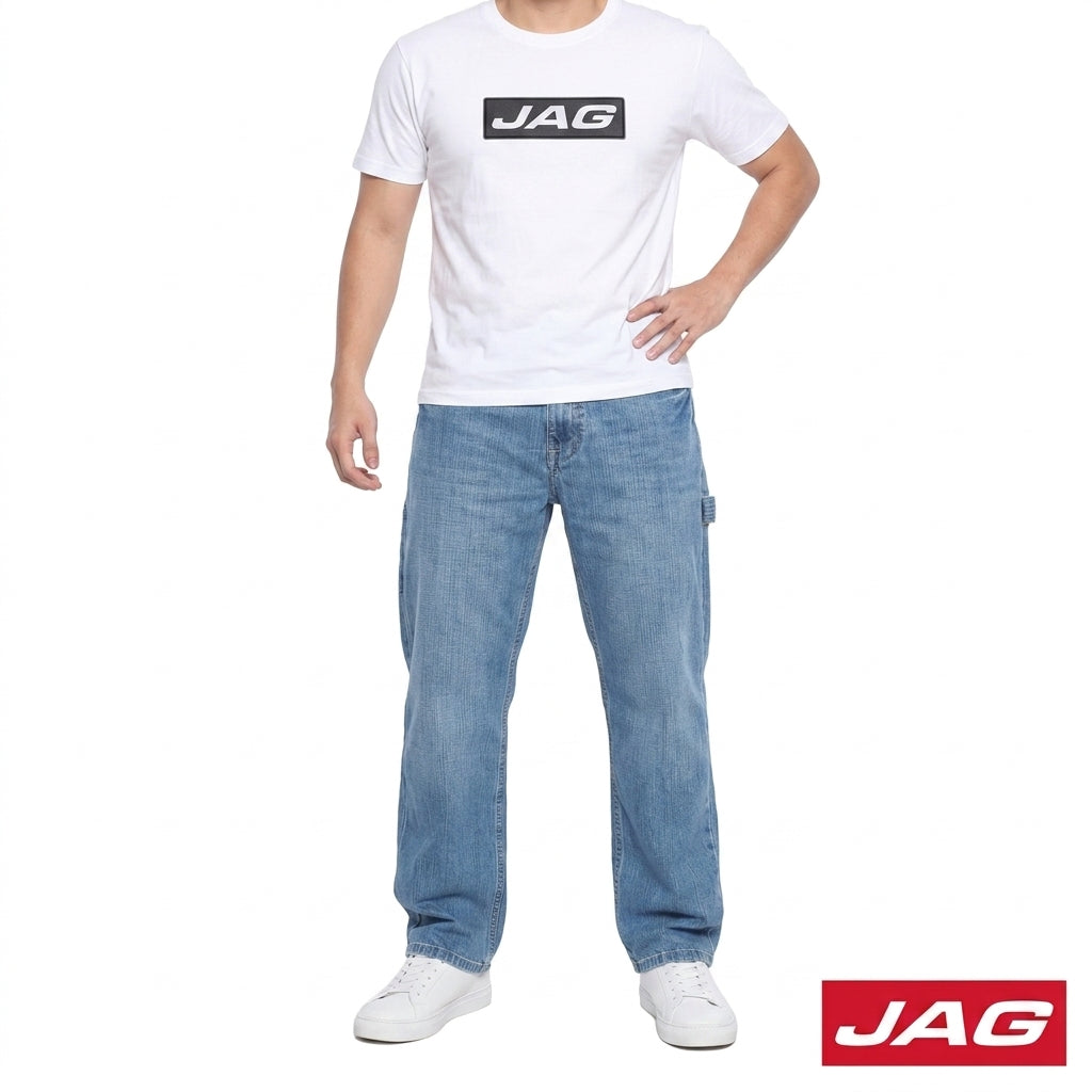 Jag Men’s Baggy Denim Jeans 30" Wide Straight Pants 19933413