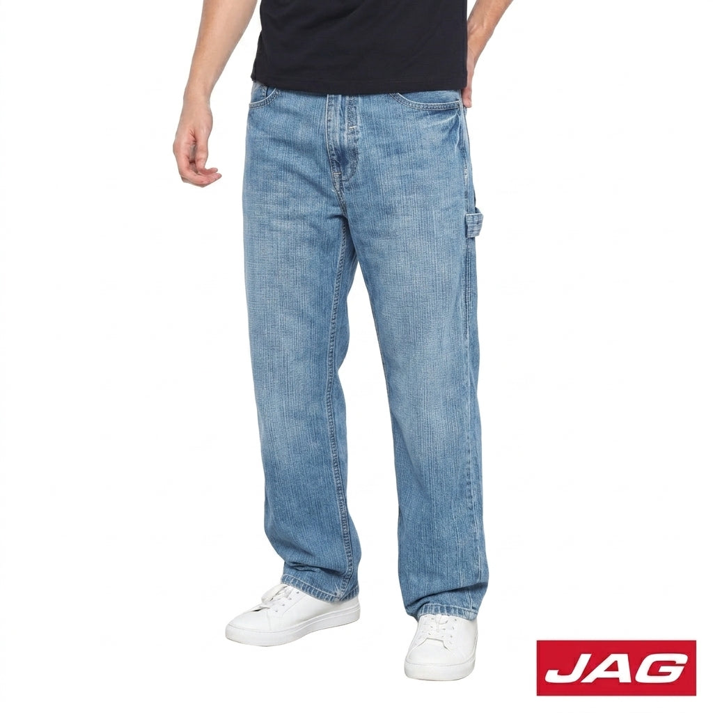 Jag Men’s Baggy Denim Jeans 30" Wide Straight Pants 19933413