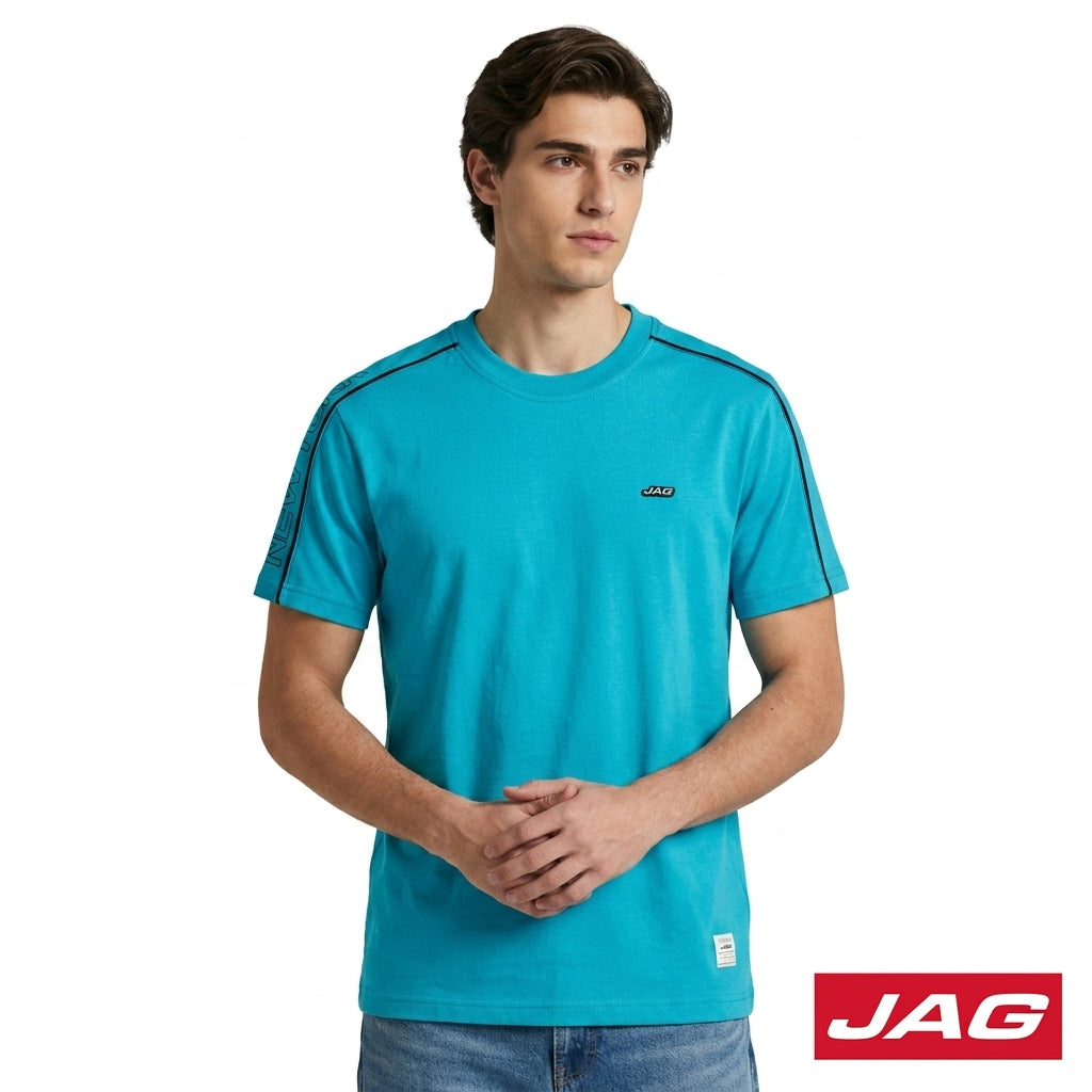 Jag Men’s Rugged Boxy Fit Roundneck T-Shirt 3A082001