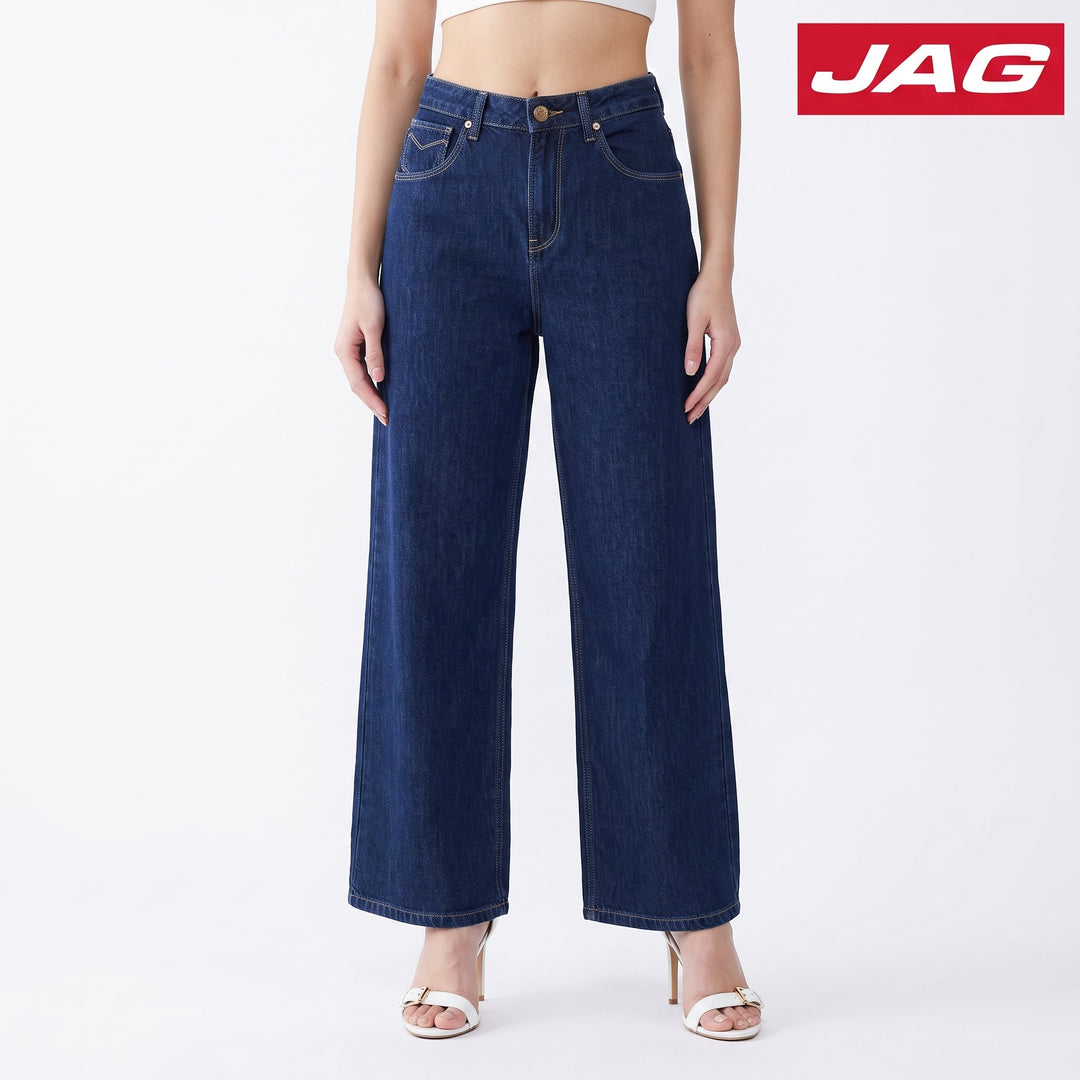 Jag Ladies Sexy Loose Pants High Waist Denim Jeans 19" 215410K5