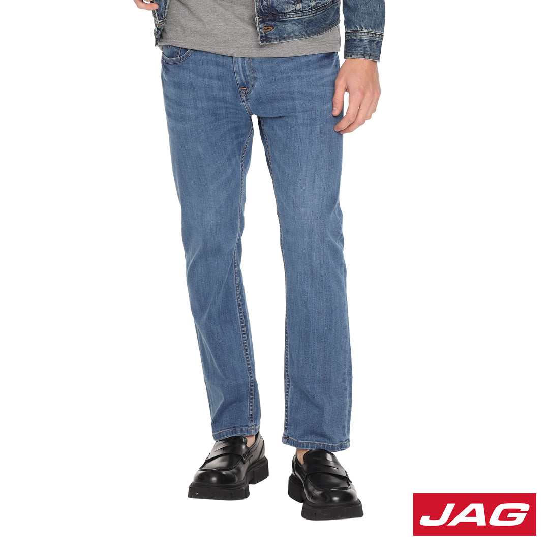 Jag Men’s Tapered Denim Jeans 28" Summer Blues Wash 18533383