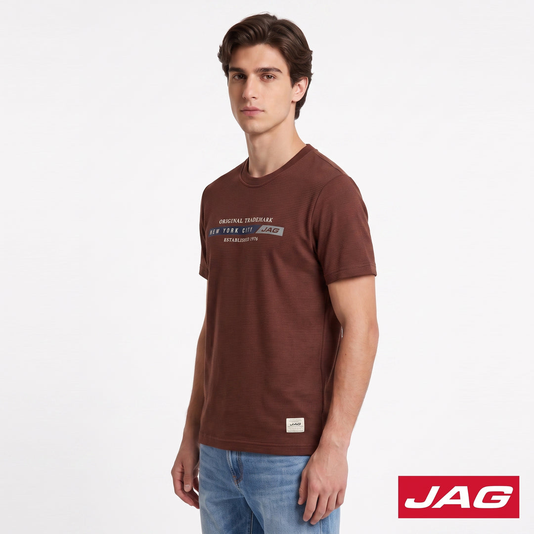 Jag Men’s Rugged Boxy Fit Basic Roundneck T-Shirt 32RE2001