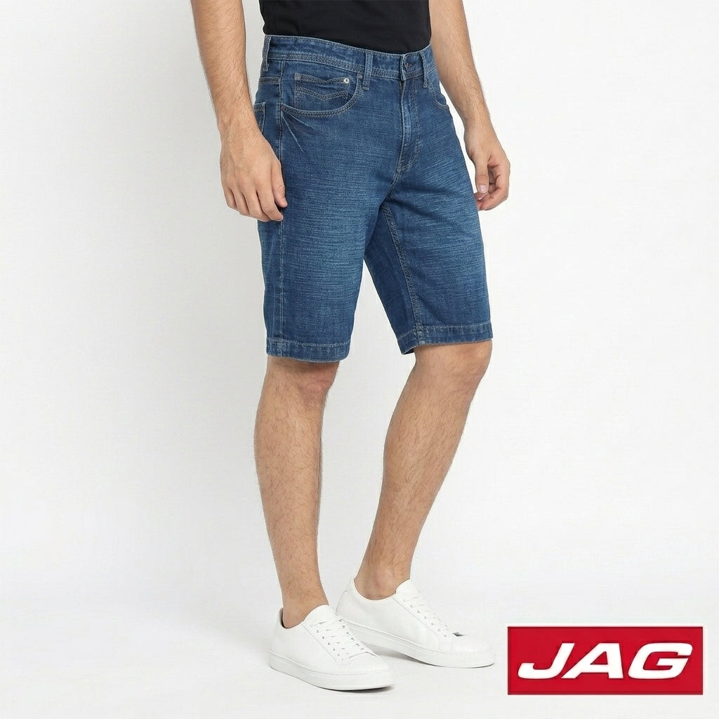 Jag Black Men's Denim Shorts 11" Classic Fit 113021F6