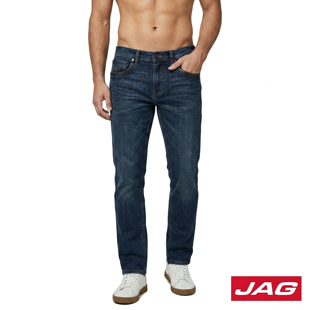Jag Black Men's Slim Straight Denim Jeans 30" 12521683