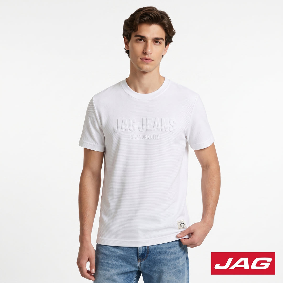 Jag Men’s Rugged Boxy Fit Basic Roundneck T-Shirt 32RB2001