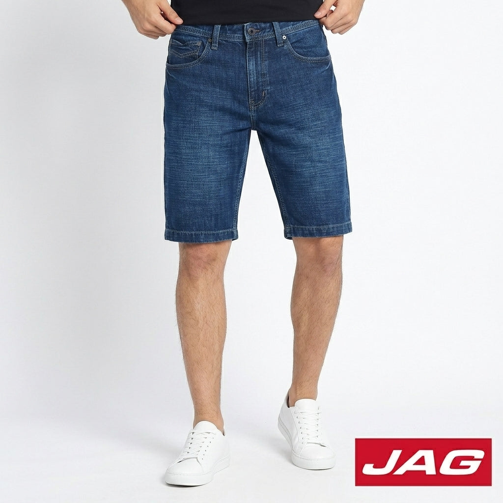 Jag Black Men's Denim Shorts 11" Classic Fit 113021F6