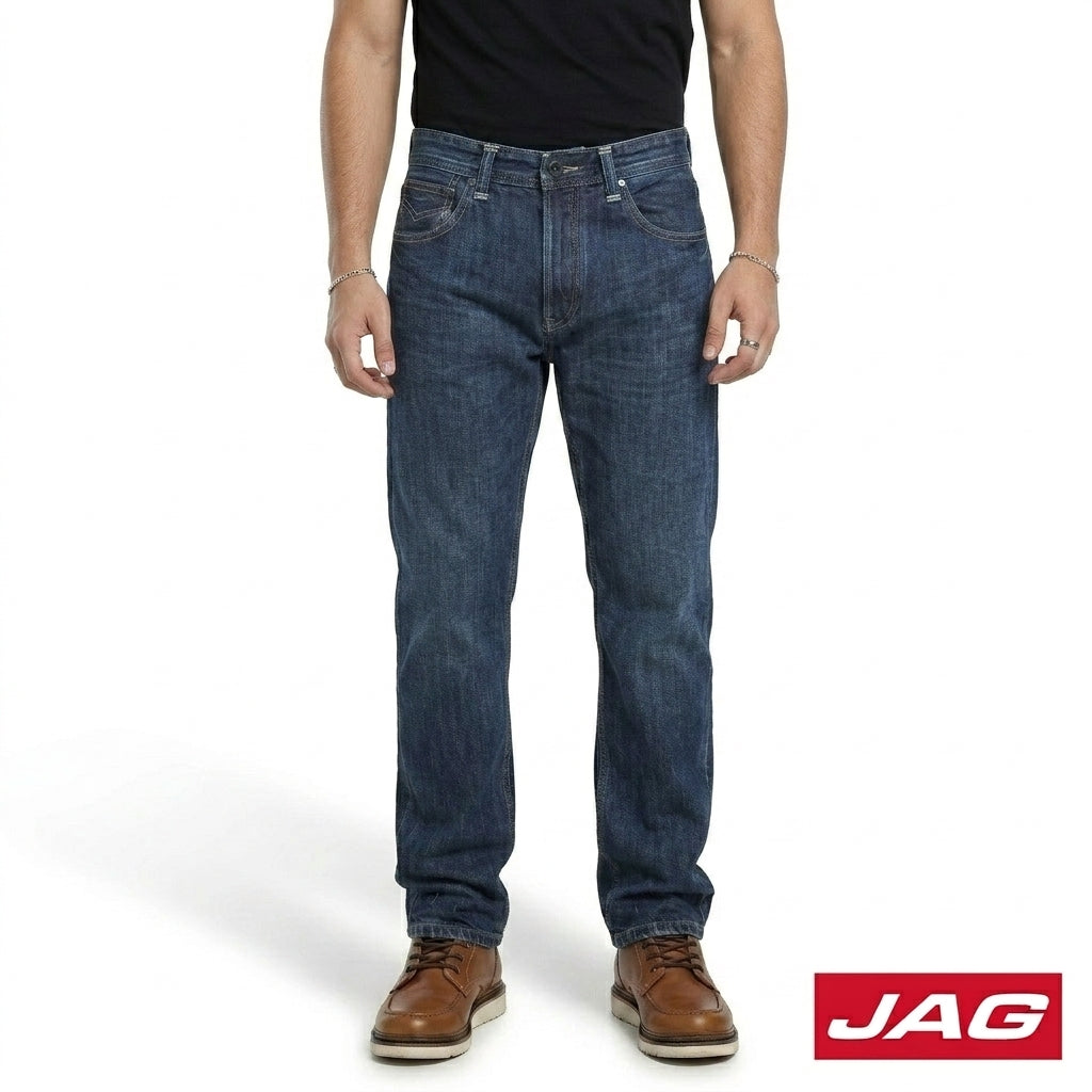 Jag Men’s Loose Straight Denim Pants 30" Jeans 190114G5