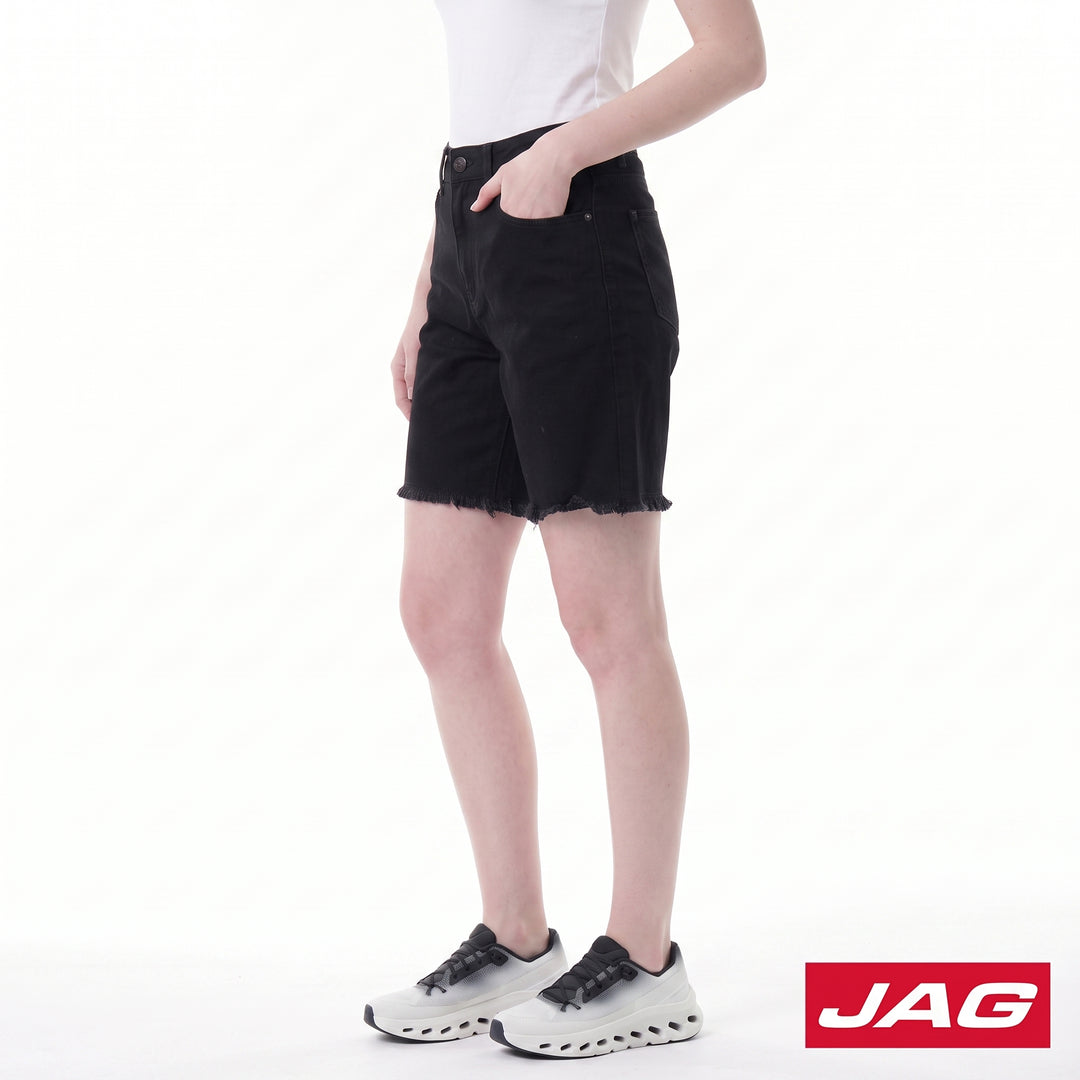 Jag Ladies High Waist Denim Jorts Classic 6" Shorts 2B7260K9