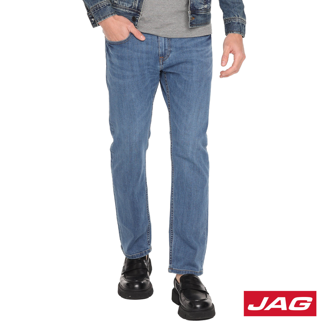 Jag Men’s Tapered Denim Jeans 28" Summer Blues Wash 18533383
