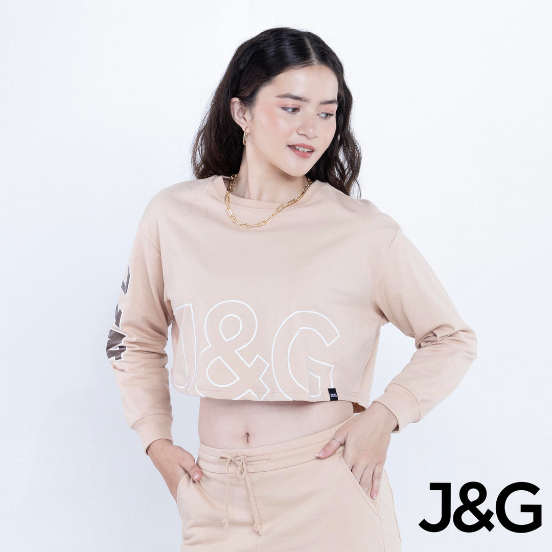 J&G Girl's Mid Cropped Tee