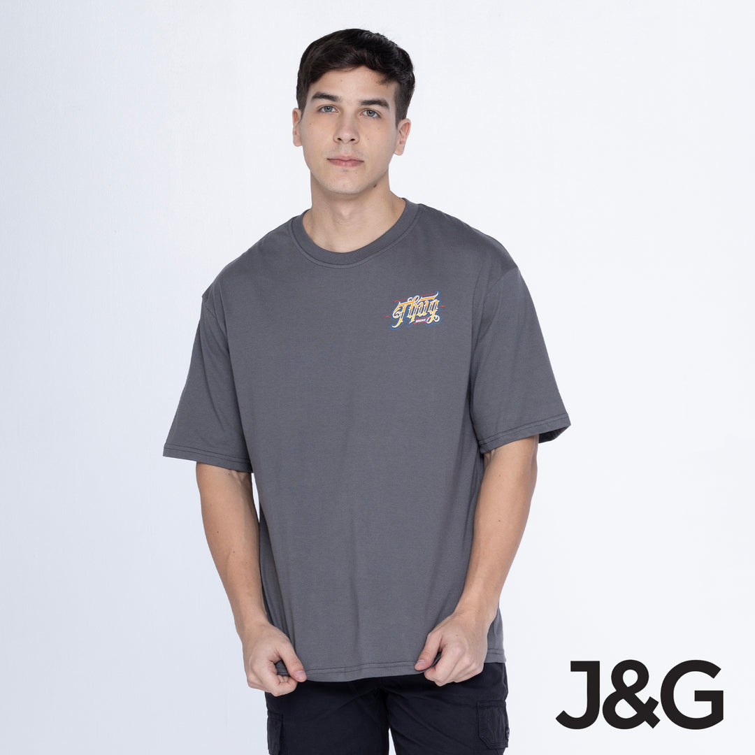 Jagthug Oversized Fit Small Logo Tee