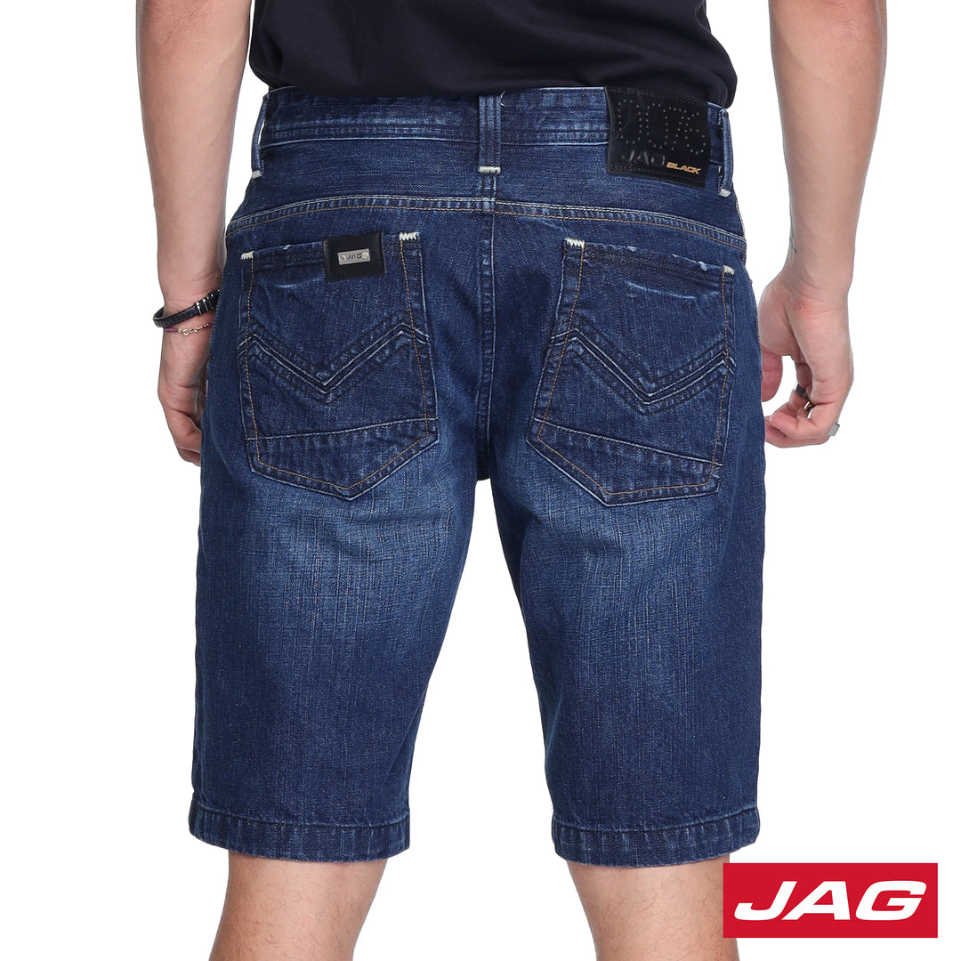 Jag Black Men's Distressed Denim Shorts 14666588