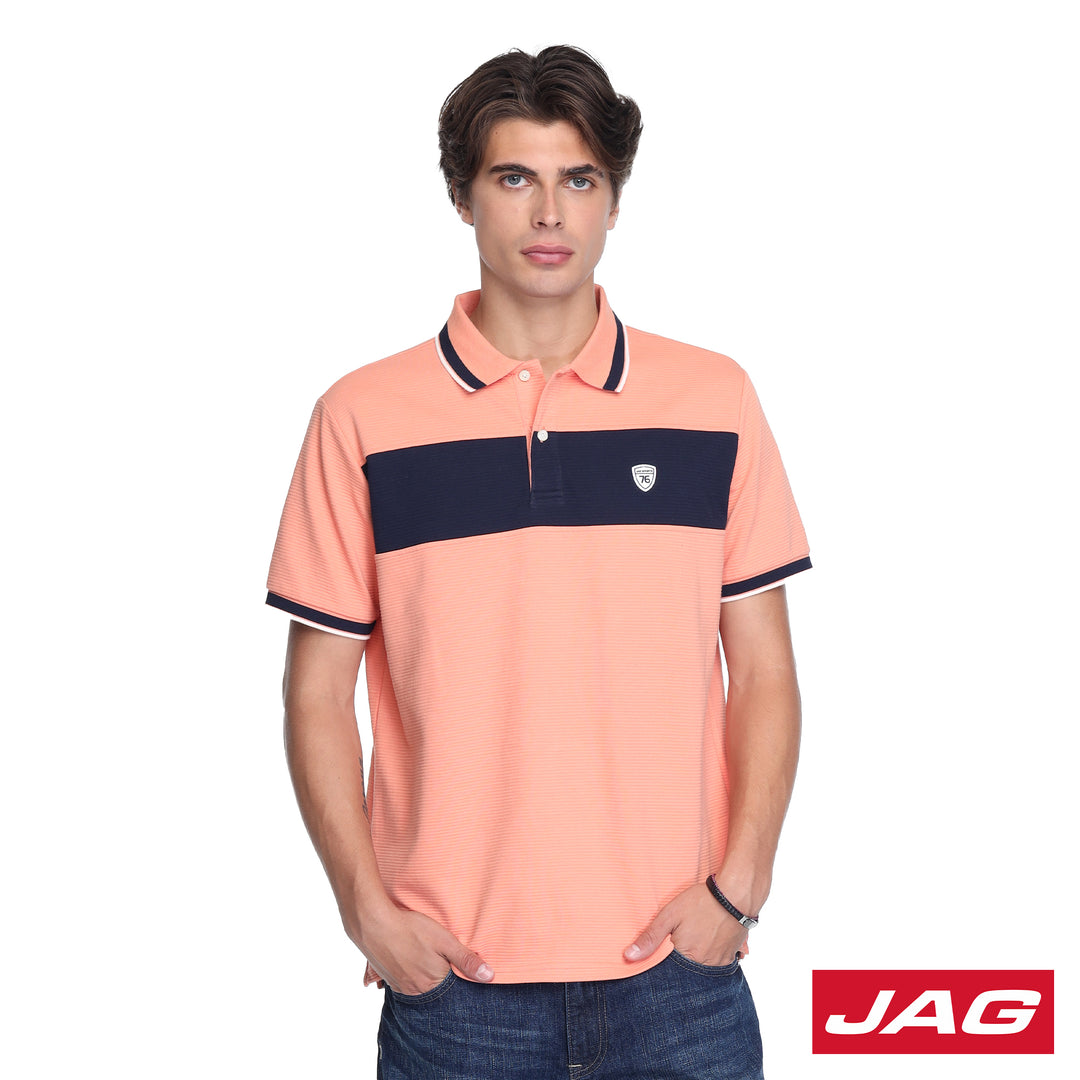 Jag Men's Polo Shirt American Vintage Fit Ottoman