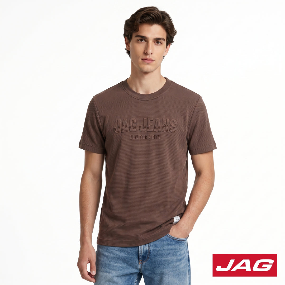 Jag Men’s Rugged Boxy Fit Basic Roundneck T-Shirt 32RB2001