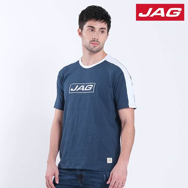 Jag Men's Logo Tee w/ Shoulder Taping